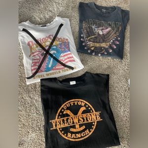 Graphic tshirts. S/M